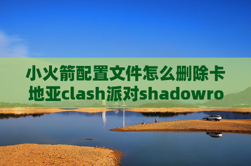 小火箭配置文件怎么删除卡地亚clash派对shadowrocket ios要钱吗