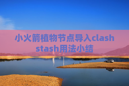 小火箭植物节点导入clashstash用法小结