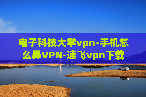 电子科技大学vpn-手机怎么弄VPN-速飞vpn下载