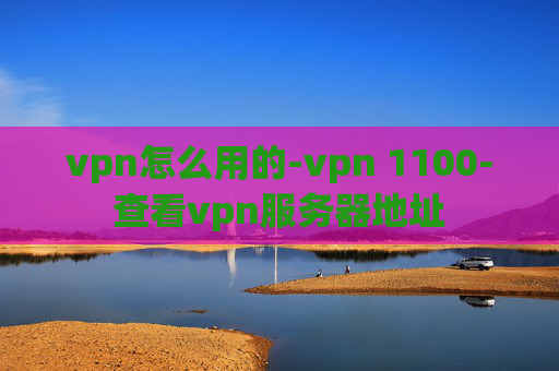 vpn怎么用的-vpn 1100-查看vpn服务器地址