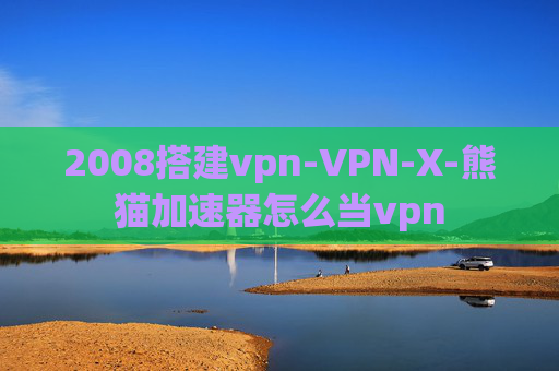 2008搭建vpn-VPN-X-熊猫加速器怎么当vpn